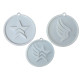 3 pack Renegade/Paragon/Paragade Keyring/Pendant (Ready to paint)