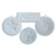 4 pack Renegade/Paragon/Paragade/N7 Keyring/Pendant (Ready to paint)
